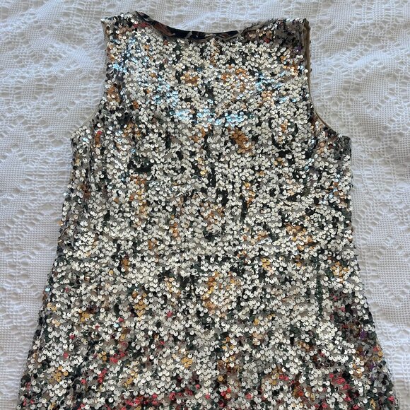 Elie Tahari Sleeveless Beaded Top XS - Picture 2 of 6